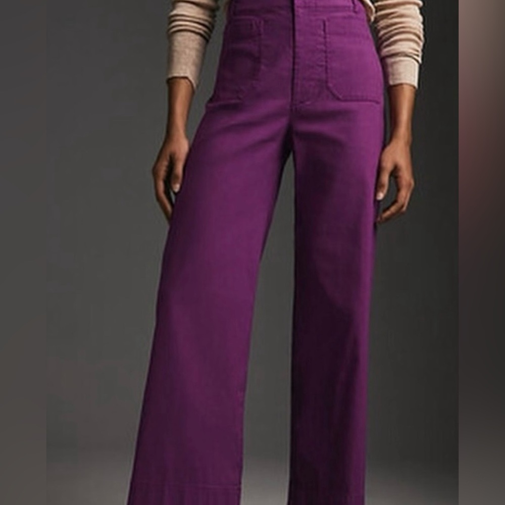 Purple Anthropologie Colette Maeve Pant